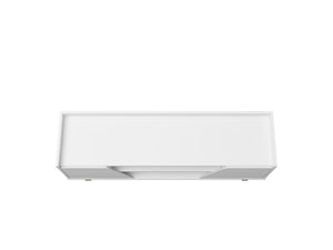 Manhattan Comfort Marcus Mid-Century Modern TV Stand White 259BMC6