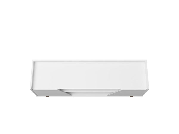 Manhattan Comfort Marcus Mid-Century Modern TV Stand White 259BMC6