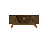 Manhattan Comfort Marcus Mid-Century Modern TV Stand  Rustic Brown  259BMC9