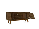 Manhattan Comfort Marcus Mid-Century Modern TV Stand  Rustic Brown  259BMC9