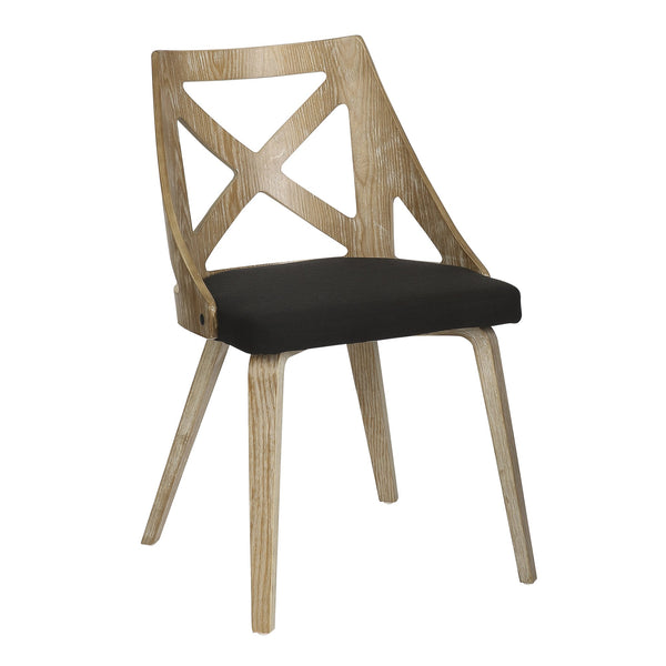 English Elm Dakota-Charlotte 5-Piece Contemporary Dining Set With Antique Metal & Blue Fabric Chairs For Stylish Dining B202S01496