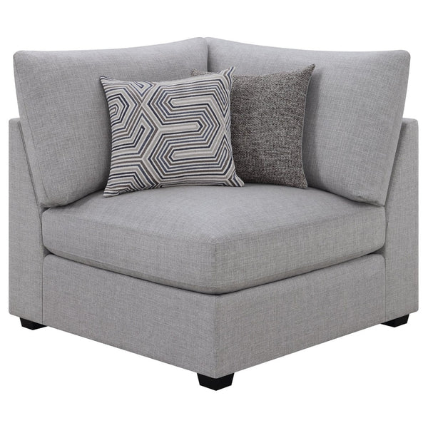 English Elm Lafayette Modular Sectional Sofa with Feather Down Cushions for Compact Living Rooms B062S01442
