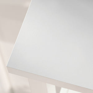 English Elm Hutch, White finish - Compact Engineered Wood Storage with Double-Door Cabinet, Open Shelves, Bead Board Detailing B356P367847