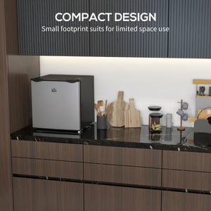 English Elm Homcom Compact Upright Freezer 1.1 Cu Ft with Adjustable Thermostat for Dorm or Office W2225P200920