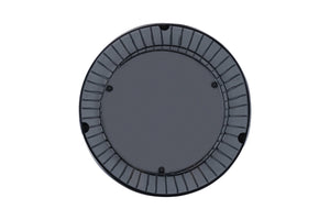 English Elm CT901 Modern Nested Table Set with Tinted Tempered Glass Tops and Sturdy Metal Frame for Living Room Chrome B009S01536