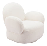 Pilka Swivel Chair White 110280 Zuo Modern