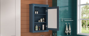 English Elm 20" Wall Mount Medicine Cabinet Mirrored Door Soft Close Adjustable Shelf Bathroom N710P317680C