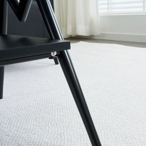 English Elm Rectangle Coffee Table With Elegant Tempered Glass Top & Black Mdf Shelf For Modern Living Room Décor W241142567-GIGA