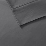 Madison Park 525 Thread Count Casual Cotton Blend Sheet Set MP20-6509 Charcoal