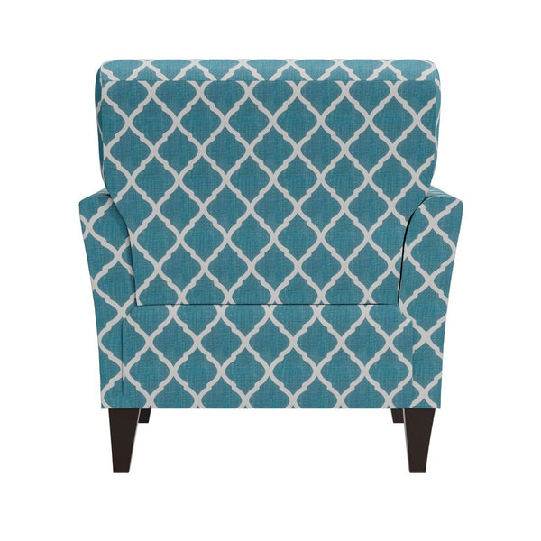 English Elm Dorset Barrel Accent Chair Velour Upholstery Solid Legs Compact Living Room Seating B127P495068