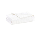 Madison Park Egyptian Cotton Casual Blanket MP51N-5162 White