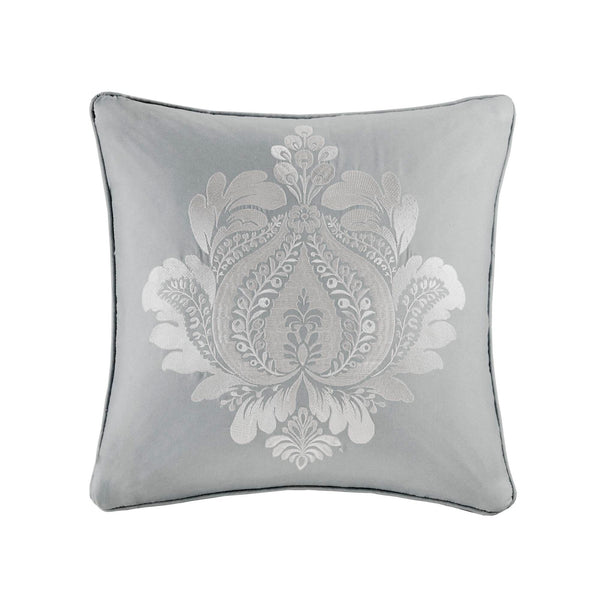 JLA Home Madison Park - 6 Reversible Daybed Cover Set with Antimicrobial Protection, Quilted Texture, Striped Skirt & Pillow Grey MP13-4970