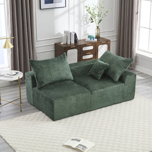 English Elm United Versatile Two-Person Sofa: Soft Chenille Upholstery For Comfort, Adaptable Design & Style W1568P222612-GIGA