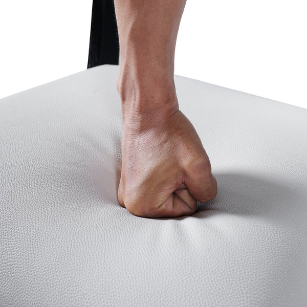 English Elm Wood Dining Chairs Set Of 2 - Modern Farmhouse Accent With Solid Wood Legs & Comfortable Padded Seats N842P300888D-GIGA