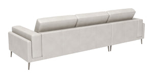 Bliss LAF Chaise Sectional Beige 110371 Zuo Modern