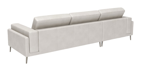 Bliss LAF Chaise Sectional Beige 110371 Zuo Modern