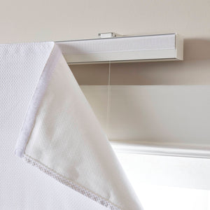 English Elm 1PC Cordless Roman Blind 27x64" Galen Matte Fabric Blackout Polyester Window Panel, Durable Coating White 4.96 L x 9.25 W x 8.07 H B035P341200