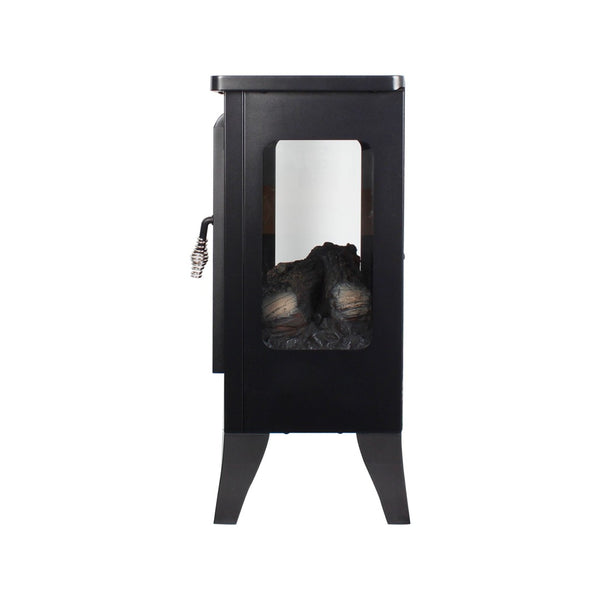 English Elm 21 Inch Three-sided Electric Fireplace Stove with 3d Flame and Remote Control W1769P346175