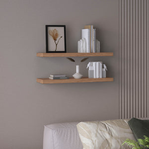English Elm Ecco Modern Floating Shelves Set Of 2 – Stylish Space-Saving Wall Decor For Home & Office Use B070P238862