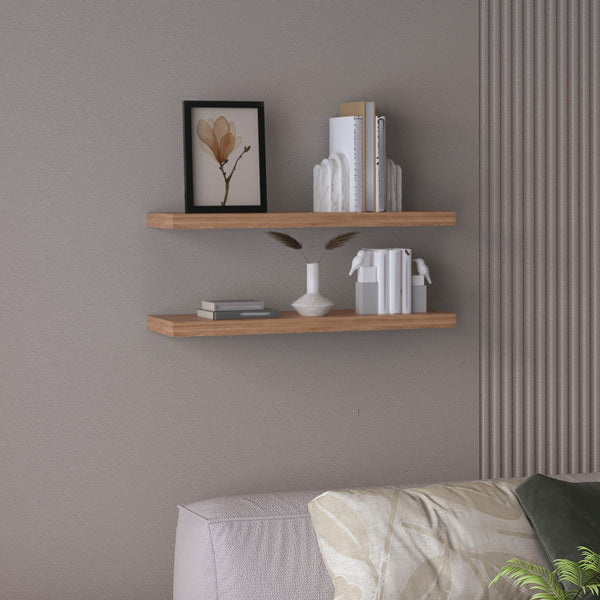 English Elm Ecco Modern Floating Shelves Set Of 2 – Stylish Space-Saving Wall Decor For Home & Office Use B070P238862