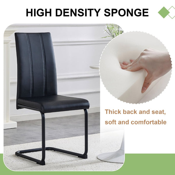 English Elm A Set of 2 Crocodile Embossed Pvc Barstools with Crystal Clasp Detail for Home Bars Black W3875P381634