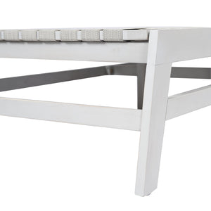 English Elm Christopher Knight Home® - Outdoor Rope Chaise Lounge with Acacia Wood Frame and Adjustable 4-Position Recline for Patio Comfort Grey,LIGHT GREY 84.84 L x 29.13 W x 5.78 H N776P288556G