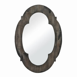 Wood Framed Wall Mirror - Aged Gray 26-8654 Elk Home