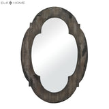 Wood Framed Wall Mirror - Aged Gray 26-8654 Elk Home