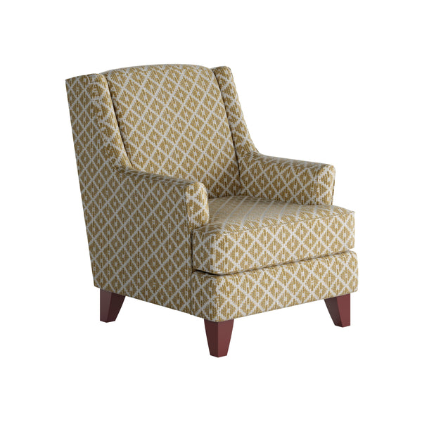 Fusion Owen Straw Accent Chair - Elegant Navy Fabric With Flared Arms And Stylish Coffee Finish Legs Multi Ws ,99% Polypropylene,1% Polyester 260-c Owen Straw Accent Chair