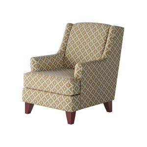 Fusion Owen Straw Accent Chair - Elegant Navy Fabric With Flared Arms And Stylish Coffee Finish Legs Multi Ws ,99% Polypropylene,1% Polyester 260-c Owen Straw Accent Chair