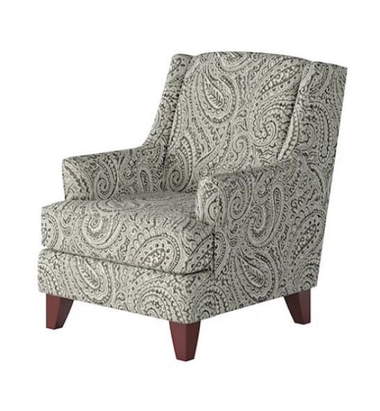 Fusion Regency Iron Accent Chair – Stylish Grey Design With Sloped Arms And Durable Fabric For Any Room Grey Ws ,100% Polypropylene 260-c Regency Iron Accent Chair