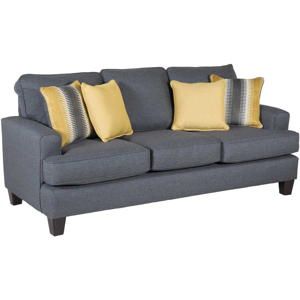 Fusion Maxwell Gray Steed Queen Sleep Sofa - Chic Gray Design With Reversible Cushions & Stylish Accents Gray W,100% Polyester 2604 Maxwell Gray Steed Queen Sleep Sofa