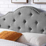 Christopher Knight Home® - Noble House - Cordeaux Contemporary Upholstered Queen/Full Headboard