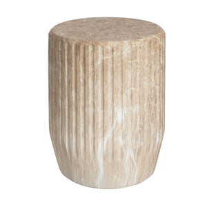 English Elm Christopher Knight Home® - Outdoor Cicci Carved Side Table - Luxurious Gold Accent For Indoor/Outdoor Living Spaces N773P283503G