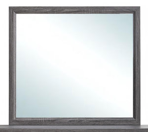 English Elm Glasgow Contemporary Dresser Mirror with Low-Distortion Glass and Sleek Frame for Modern Bedrooms Gray 39 L x 42 W x 3 H B078P349541