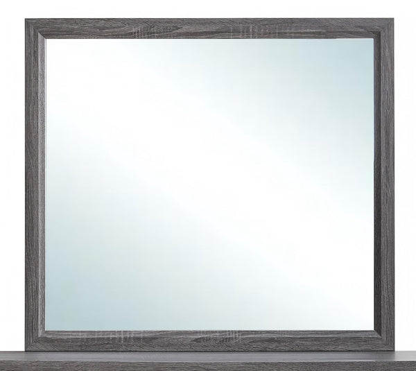 English Elm Glasgow Contemporary Dresser Mirror with Low-Distortion Glass and Sleek Frame for Modern Bedrooms Gray 39 L x 42 W x 3 H B078P349541