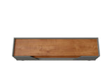 Manhattan Comfort Marcus Mid-Century Modern TV Stand Greige and Nature 260BMC50