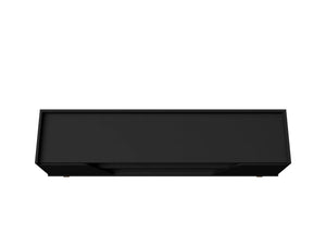 Manhattan Comfort Marcus Mid-Century Modern TV Stand  Matte Black 260BMC8