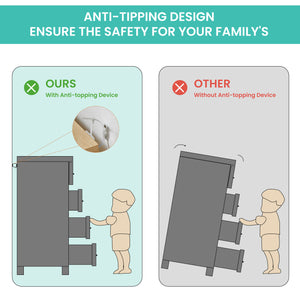 English Elm Bedroom 8-Drawer Dresser With Rattan Fronts – Stylish Storage For Kids’ Rooms & Living Spaces W1162P190402