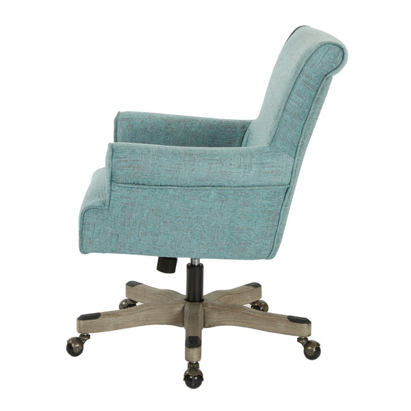OSP Home Furnishings Megan Office Chair Turquoise