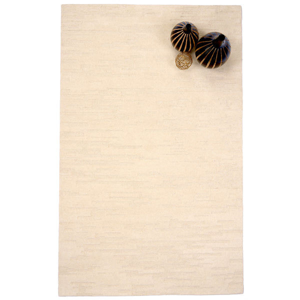 Capel Rugs Zen Garden Collection: Tranquil Hand-tufted Wool Carpets For Calming Home Interiors And Serenity Gravel, White 100% Wool 2610rs07090909600