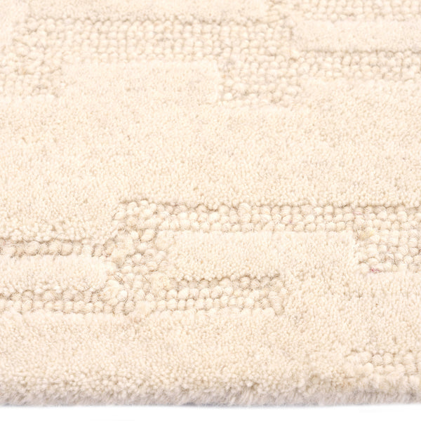Capel Rugs Zen Garden Collection: Tranquil Hand-tufted Wool Carpets For Calming Home Interiors And Serenity Gravel, White 100% Wool 2610rs07090909600