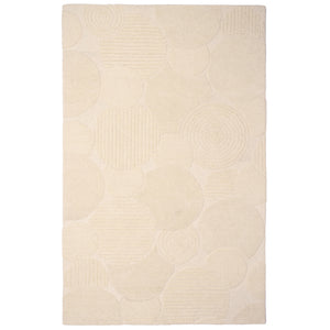 Capel Rugs Zen Garden Collection: Tranquil Hand-tufted Wool Carpets For Calming Home Interiors And Serenity Sand, White 100% Wool 2610rs09001200660