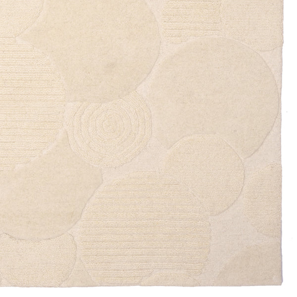 Capel Rugs Zen Garden Collection: Tranquil Hand-tufted Wool Carpets For Calming Home Interiors And Serenity Sand, White 100% Wool 2610rs09001200660