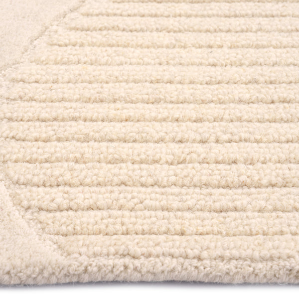 Capel Rugs Zen Garden Collection: Tranquil Hand-tufted Wool Carpets For Calming Home Interiors And Serenity Sand, White 100% Wool 2610rs09001200660