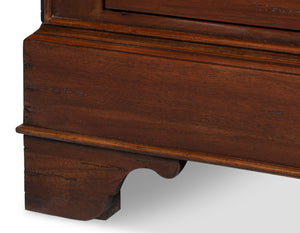 Sarreid Cafe Au Lait Buffet Walnut - Elegant Solid Walnut Design With 3 Drawers & Adjustable Shelves For Storage Brown  26130-3