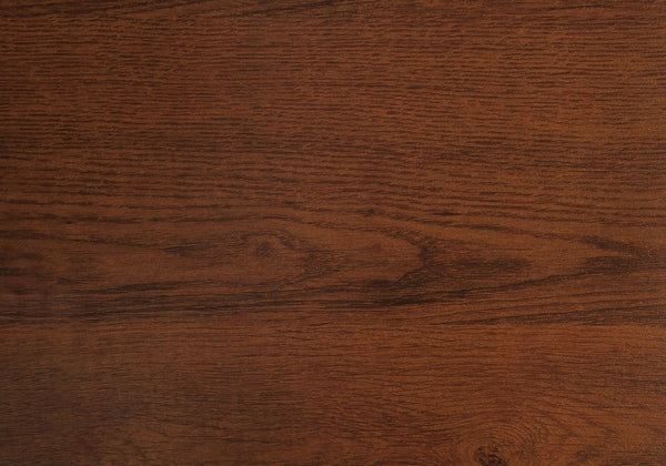 English Elm Computer Desk with Slim White Metal Frame and Single Drawer for Compact Home Office, 42" L Cherry 52 L x 28 W x 7 H B2710P219888