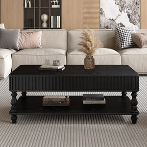 English Elm Mirrored Console Table Silver Glam Entryway Piece with Geometric U Base and Etched Detail Black W1445P370479