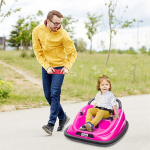 English Elm Aosom 12v Kids Bumper Car Ride on Toy with Dual Joysticks and Parental Remote W2225P249894