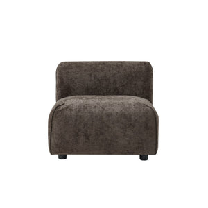 English Elm Modern Curved Accent Chair Plush Cloud Cushioning Sculptural Form for Any Room N767P399471R